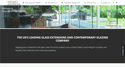 Desktop Screenshot of glassstructureslimited.com